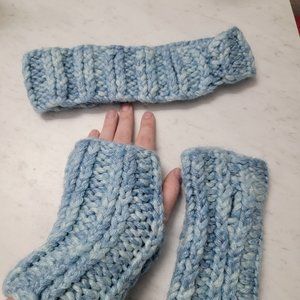 Handmade Crochet Hand Warmers & Earwarmer Headband